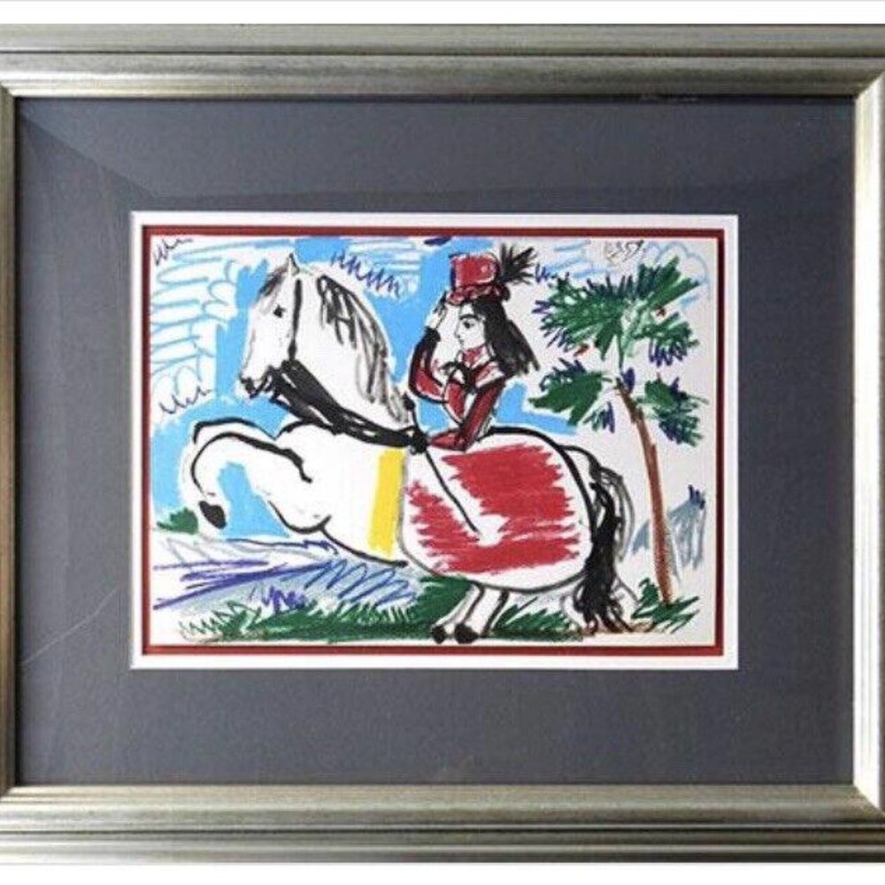 Pablo Picasso, Toros y Toreros, Wonderful Original Offset Mourlot Lithograph